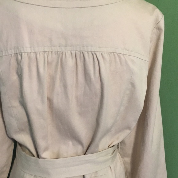 LONG TALL SALLY belted beige trench coat - Picture 5 of 9